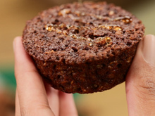Bolinho funcional de banana e canela