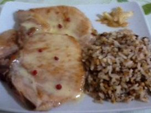 Bisteca ao molho de limão rosa