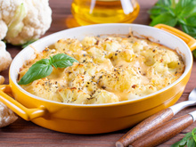 Couve-flor gratinada