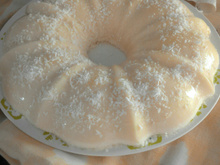 Pudim de maria-mole delicioso