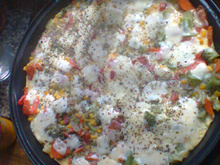 Omelete de legumes light