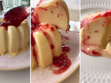 Pudim de leite Ninho com calda de morango muito cremoso: receita da melhor sobremesa que você vai provar!