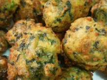 Bolinho de espinafre