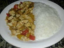 Frango xadrez super fácil