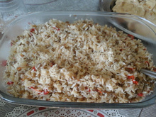 Arroz com lentilha