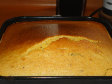 Bolo de fubá fofinho