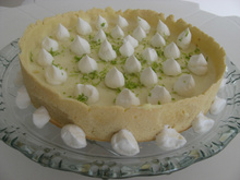 Torta de limão com ganache