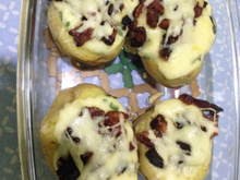 Batatas recheadas especiais