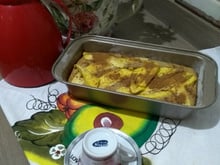 Bolo de banana da Ieda (sem açúcar, sem lactose e sem glúten)