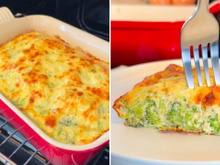 Finalmente achei uma receita de brócolis deliciosa: o suflê fácil que salva o almoço e as crianças ainda repetem