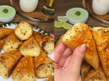 Crocantes, recheados e com muito queijo: a receita de cornitos de carne moída que vai fazer sua visita não querer ir embora!
