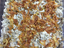 Arroz com lentilha à moda Árabe