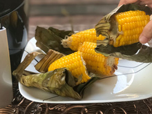 Milho na airfryer