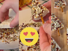 Árvore de queijo é um petisco de sucesso em qualquer ceia: muito simples de fazer e fica lindo na mesa!