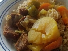 Capa de filé asssada na pressão