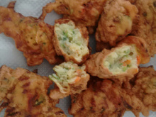Bolinho de abobrinha com cenoura