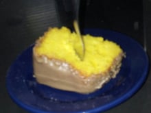 Bolo vulcão de cenoura e chocolate