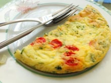 Omelete de micro-ondas "em 5 minutos"