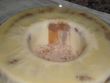 Sorvete ou pudim de sorvete