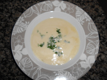 Sopa creme de palmito
