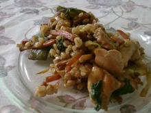 Cevadinha com mix de legumes