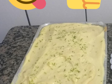 Delícia de bolo de limão