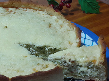 Quiche de alho-poró