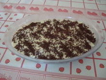 Pavê de cupuaçu e banana da terra