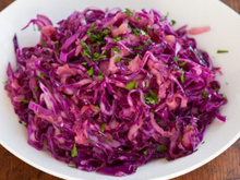 Salada de gengibre agridoce