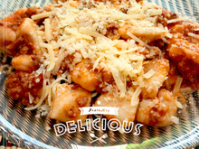 Nhoque com molho gorgonzola