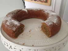 Bolo de maçã nutritivo