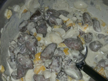 Coração de frango diferente