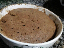 Bolo de caneca no micro-ondas