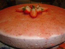 Cheesecake de morango