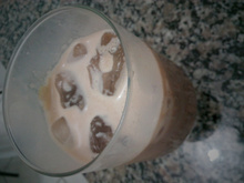 Bebida tipo Amarula caseira