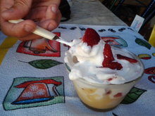 Merengue de morango