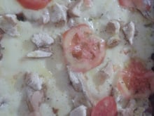 Pizza de pão de forma especial