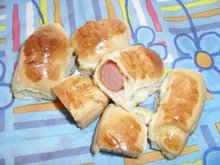 Enroladinho de salsicha