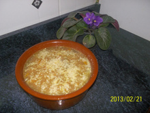 Sopa de legumes com feijão