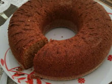 Bolo simples integral para diabéticos