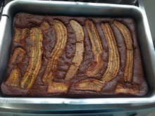 Bolo de banana fit