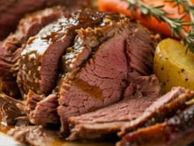 Carne assada na airfryer