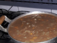 Sopa de feijão com legumes