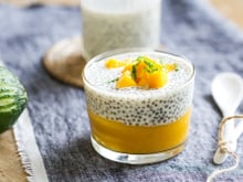 Pudim de chia com manga: como fazer