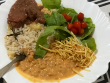 Estrogonofe de carne de soja