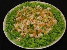 Salada de filé de pescada