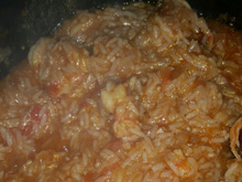 Risoto de camarões (receita simples)