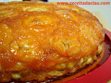 Bolo de banana caramelizada