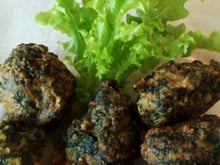 Bolinho de espinafre da Dona Quinha