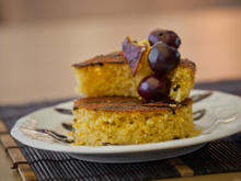 Bolo de milho no liquidificador